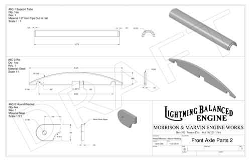 KCL Drawings - Front Axle Parts 2