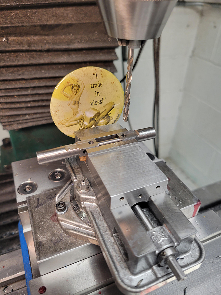 Vise built and in use by Rob Hiler